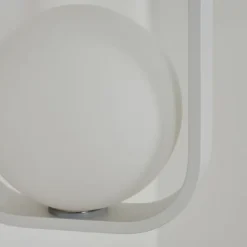 Applique murale Beland Blanc, 1 lumière