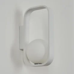 Applique murale Beland Blanc, 1 lumière