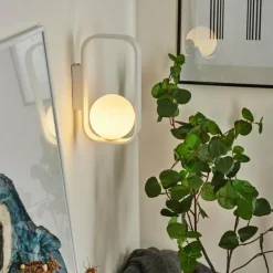 Applique murale Beland Blanc, 1 lumière