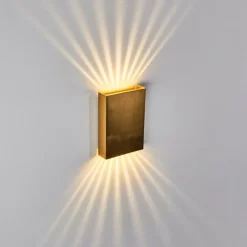 Applique murale Benin LED Laiton, 2 lumières