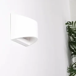Applique murale Braslo Blanc, 1 lumière