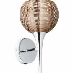 Applique murale Brilliant RELAX Bronze, Chrome, 1 lumière