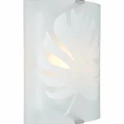 Applique murale Brilliant Uja Argenté, 1 lumière