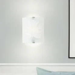 Applique murale Brilliant Uja Argenté, 1 lumière