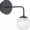 Applique murale Brilliant Gitse Noir, 1 lumière