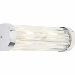 Applique murale Brillliant Lemont Argenté, 2 lumières