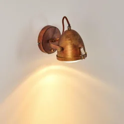 Applique murale Butikon Rouille, 1 lumière
