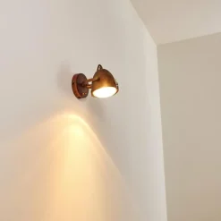 Applique murale Butikon Rouille, 1 lumière