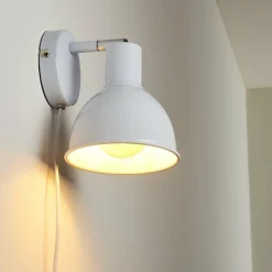 Applique murale Caney Blanc, 1 lumière