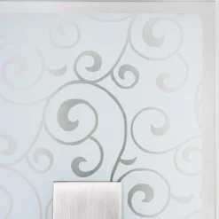 Applique murale carrée Acier inoxydable, Blanc, 1 lumière