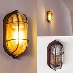 Applique murale Catawba Rouille, 1 lumière