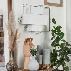 Applique murale Chipo Blanc, 1 lumière
