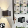 Applique murale Chuitna LED Noir, 1 lumière