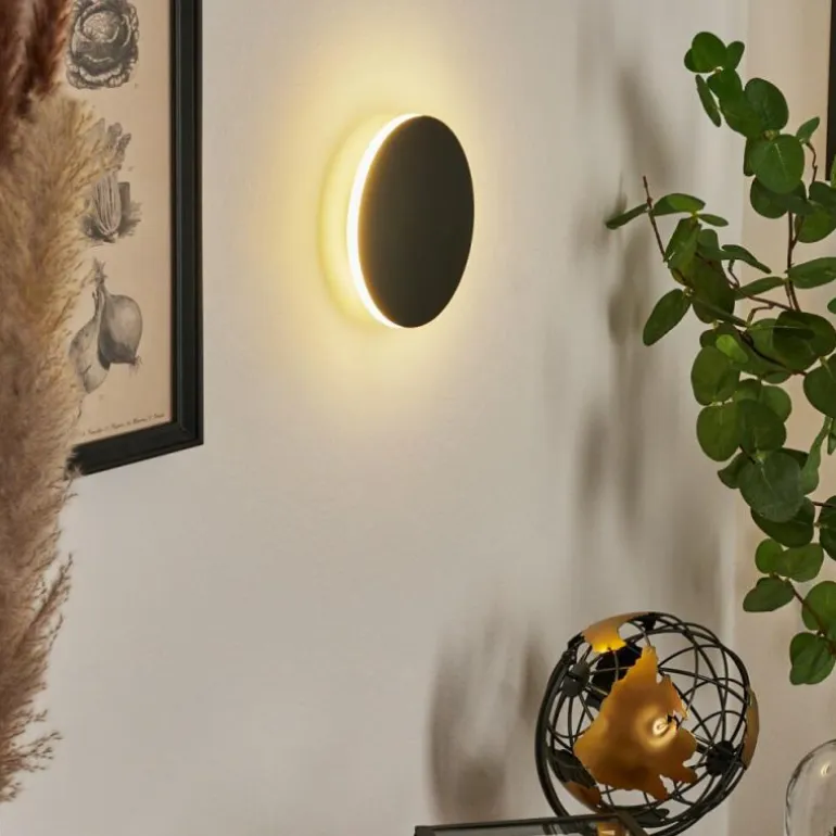Applique murale Comallo LED Noir, Blanc, 1 lumière