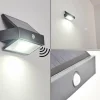 Applique murale d'extérieur Wiborg LED Anthracite, 1 lumière, Détecteur de mouvement