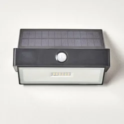 Applique murale d'extérieur Wiborg LED Anthracite, 1 lumière, Détecteur de mouvement