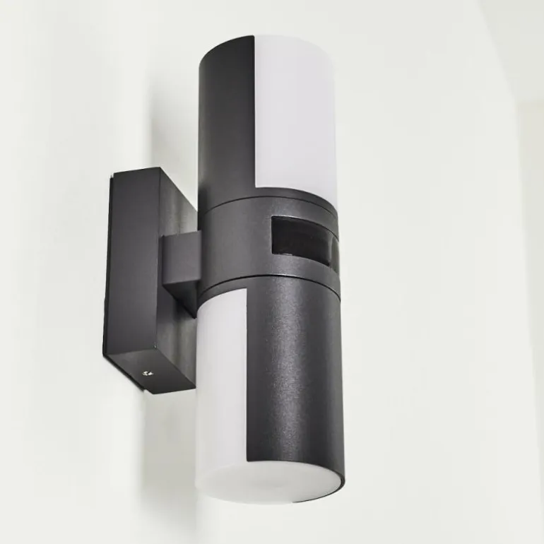 Applique murale d'extérieur Baulund LED Anthracite, 1 lumière, Détecteur de mouvement
