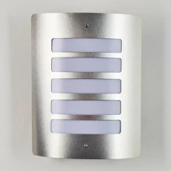 Applique murale d'extérieur Alslev Acier inoxydable, 1 lumière