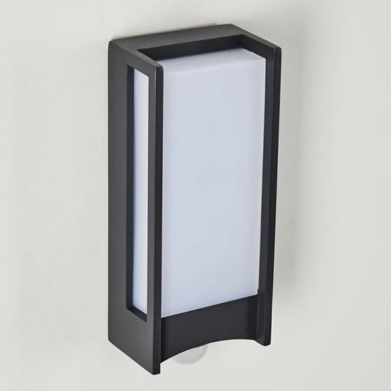 Applique murale d'extérieur Skove LED Anthracite, 1 lumière, Détecteur de mouvement