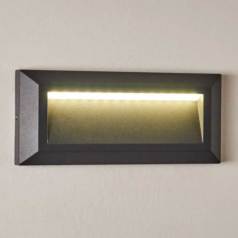 Applique murale d'extérieur Alkmaar LED Anthracite, 1 lumière