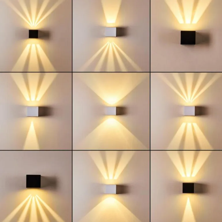 Applique murale d'extérieur Jonava LED Noir, 2 lumières