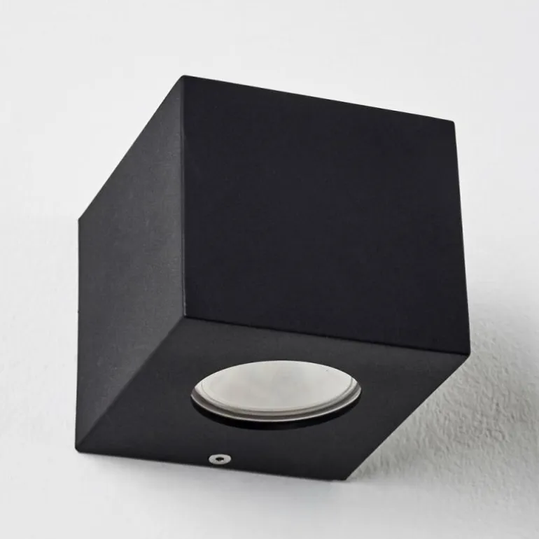 Applique murale d'extérieur Jonava LED Noir, 2 lumières
