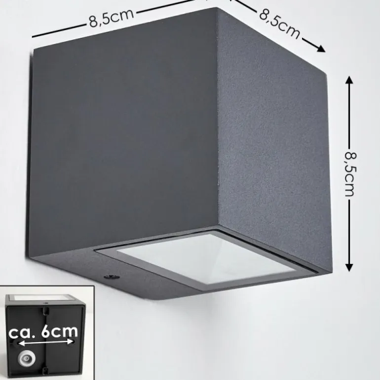 Applique murale d'extérieur Spidern LED Anthracite, 1 lumière