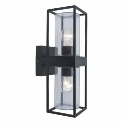 Applique murale d'extérieur Lutec Flair Anthracite, 2 lumières