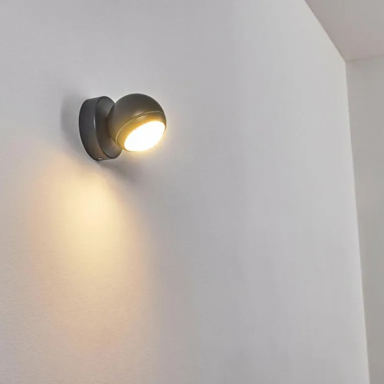 Applique murale d'extérieur Kapowai LED Anthracite, 1 lumière