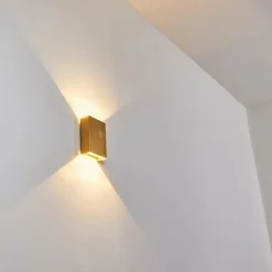 Applique murale d'extérieur Benin LED Laiton, 1 lumière