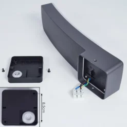 Applique murale d'extérieur Maseru LED Anthracite, 1 lumière