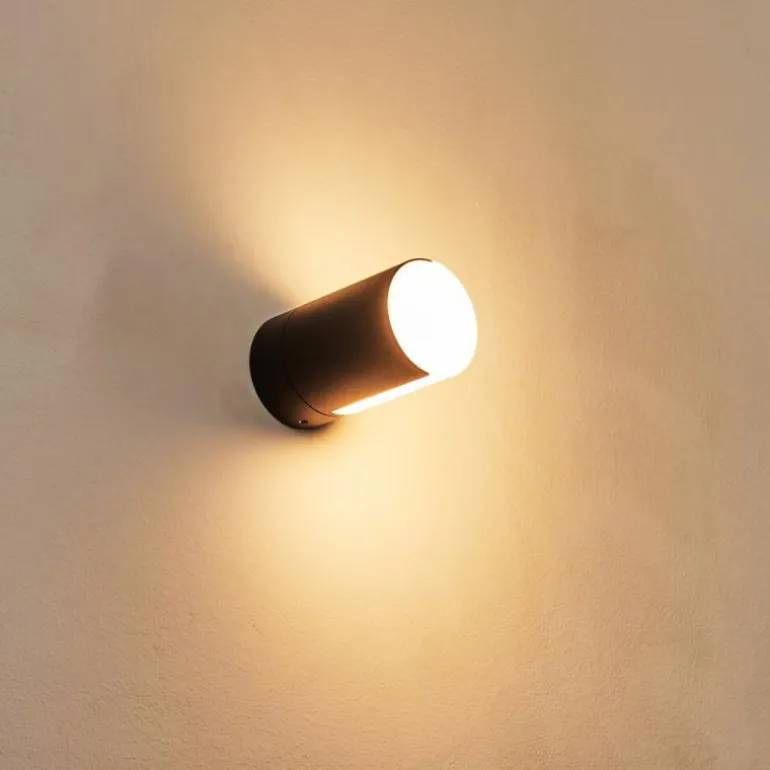 Applique murale d'extérieur Baulund LED Noir, 1 lumière