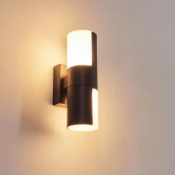 Applique murale d'extérieur Baulund LED Noir, 1 lumière