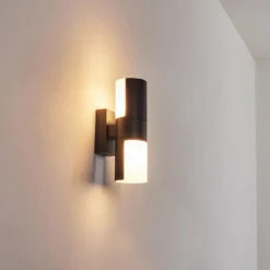 Applique murale d'extérieur Baulund LED Noir, 1 lumière