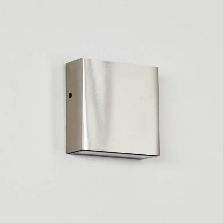 Applique murale d'extérieur Spidern LED Nickel mat, Blanc, 1 lumière