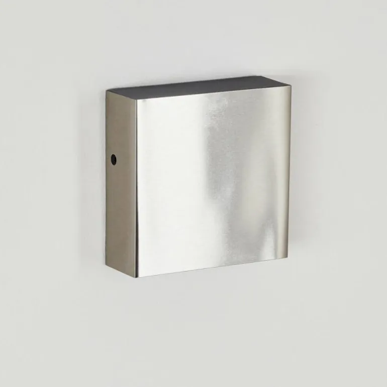 Applique murale d'extérieur Spidern LED Nickel mat, Blanc, 1 lumière