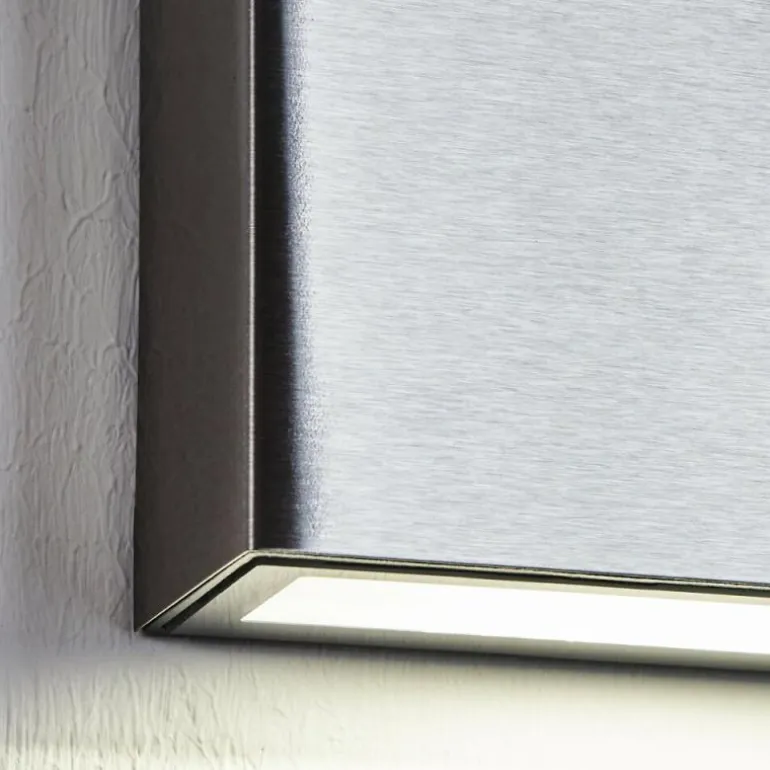 Applique murale d'extérieur Spidern LED Nickel mat, Blanc, 1 lumière