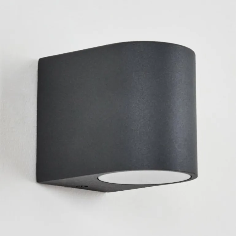 Applique murale d'extérieur Skaabu Noir, Blanc, 1 lumière