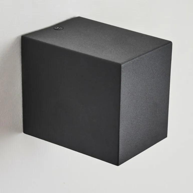 Applique murale d'extérieur Skaabu Noir, Blanc, 1 lumière