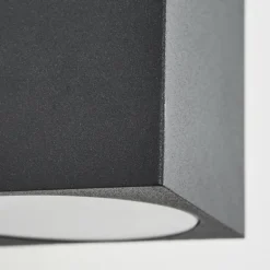 Applique murale d'extérieur Skaabu Noir, Blanc, 1 lumière