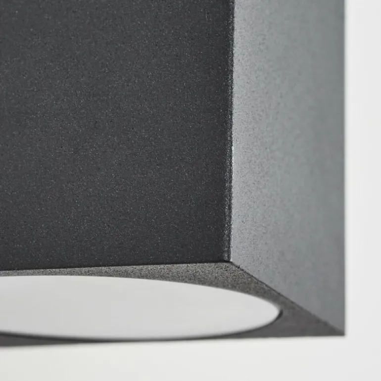 Applique murale d'extérieur Skaabu Noir, Blanc, 1 lumière
