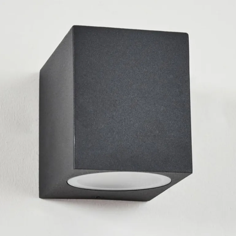 Applique murale d'extérieur Skaabu Noir, Blanc, 1 lumière