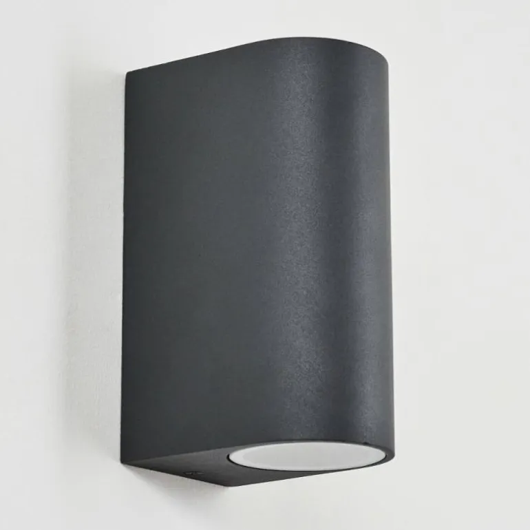 Applique murale d'extérieur Skaabu Noir, Blanc, 2 lumières