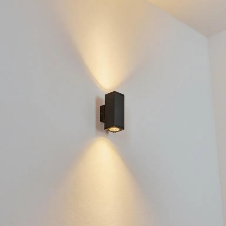 Applique murale d'extérieur Kastari Anthracite, 2 lumières