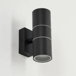Applique murale d'extérieur Simola Anthracite, 2 lumières