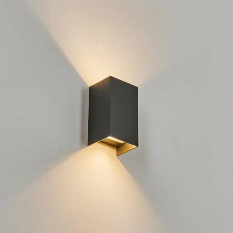 Applique murale d'extérieur Anobra LED Anthracite, 1 lumière