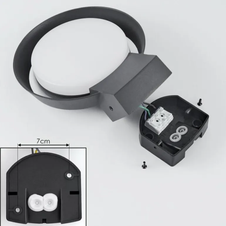 Applique murale d'extérieur Kelo LED Anthracite, 1 lumière