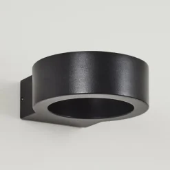 Applique murale d'extérieur Azervadinha LED Noir, 1 lumière