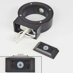 Applique murale d'extérieur Azervadinha LED Noir, 1 lumière