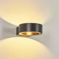 Applique murale d'extérieur Azervadinha LED Noir, 1 lumière